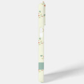 Blauwe en Rode Bloemen, Blauw, Jouw naam Case-Mate iPhone Case (Achterkant / Rechts)