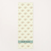 Blauwe en Rode Bloemen, Blauw, Jouw naam Yogamat (Voorkant)