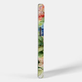 Blauwe en Rode Bloemen Bruiloft Case-Mate iPhone Case (Achterkant / Rechts)