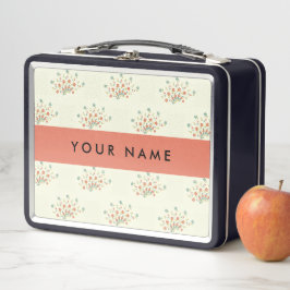 Blauwe en rode bloemen, rood, Jouw naam