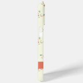 Blauwe en rode bloemen, rood, Jouw naam Case-Mate iPhone Case (Achterkant / Rechts)