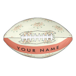 Blauwe en Rode Bloemen, Rood, Uw Naam American Football