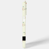 Blauwe en rode bloemen, zwart, Jouw naam Case-Mate iPhone Case (Achterkant / Rechts)