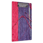 Blauwe en rode handgemaakte Thaise zijde Klembord (Rechts)