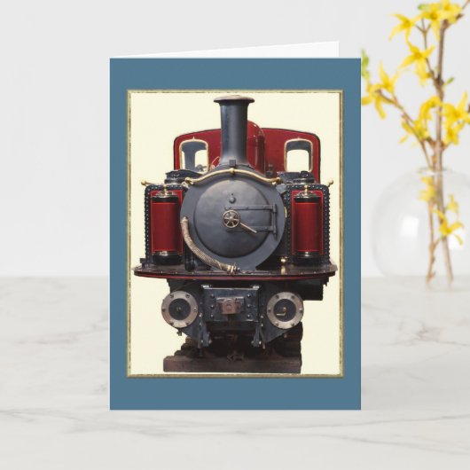 Blauwe en rode Kaart (Gele Bloem)