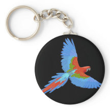 Blauwe en rode Macaw