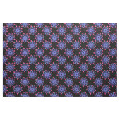 Blauwe en rode neonbloem stof (Yard (91,4 cm))