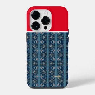 Blauwe en Rode Phonehoesjes van Poet Adiela Akoo iPhone 14 Plus Hoesje