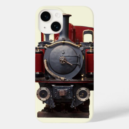 Blauwe En Rode Trein Case-Mate iPhone Case (Achterkant)