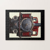Blauwe En Rode Trein Legpuzzel (Horizontaal)