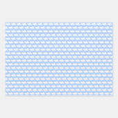 Blauwe en rode vliegtuigen van afgelopen dag, die  inpakpapier vel (Voorkant 2)