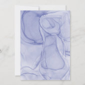 Blauwe en rode, vlinderbloemige jongen kaart (Achterkant)