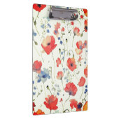 Blauwe en rode Waterverf Klembord (Rechts)