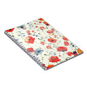 Blauwe en rode Waterverf Notitieboek (Rechterzijde)