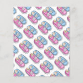 Blauwe en roze baby schoenen (Achterkant)