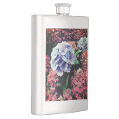 Blauwe en roze bloemen flacon (Rechts)