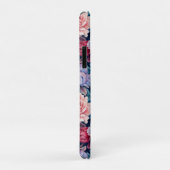 Blauwe en roze bloemen gepersonaliseerd Case-Mate iPhone case (Achterkant/rechts)