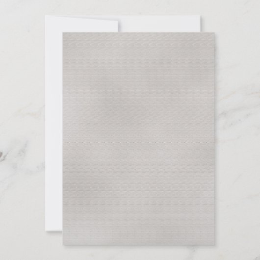 Blauwe en Roze Bloemen op Roze & Grijze Bruiloft Kaart (Achterkant)