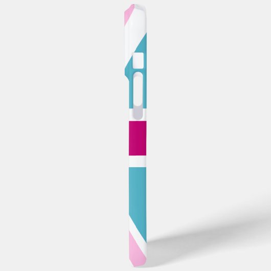 Blauwe en roze Britse vlag Case-Mate iPhone Case (Achterkant / Links)