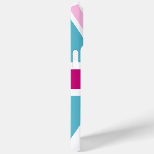 Blauwe en roze Britse vlag Case-Mate iPhone Case (Achterkant / Rechts)