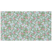Blauwe en roze bruiloft pastel Floral Spring Tafelkleed (Voorkant (Horizontaal))
