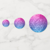 Blauwe en roze Confetti (Voorkanten)