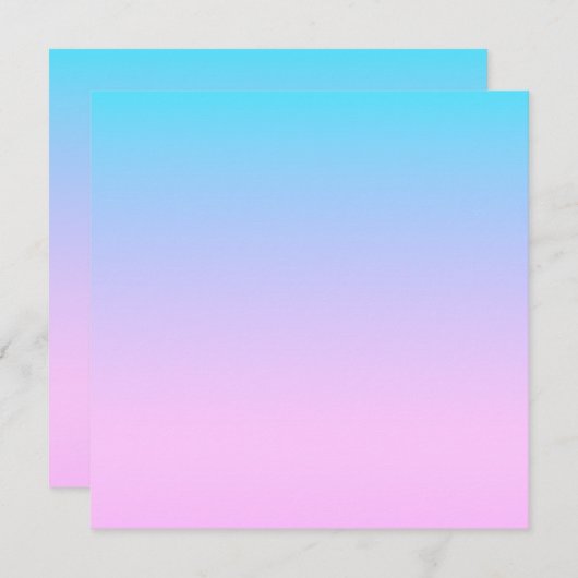 Blauwe en roze gradiëntachtergrond (Voorkant / Achterkant)