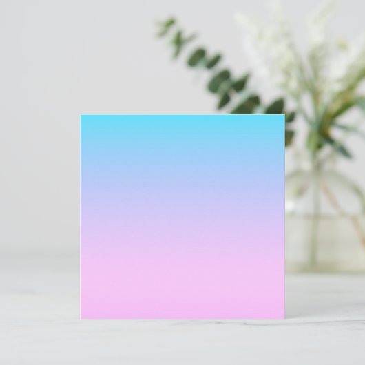 Blauwe en roze gradiëntachtergrond (Staand voorkant)