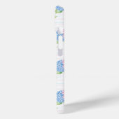 Blauwe en Roze Hortensia's Case-Mate iPhone Case (Achterkant / Links)