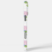 Blauwe en Roze Hortensia's Case-Mate iPhone Case (Achterkant / Rechts)