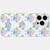 Blauwe en Roze Hortensia's Case-Mate iPhone Case (Achterkant (horizontaal))