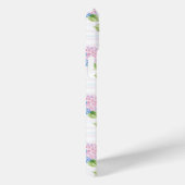 Blauwe en Roze Hortensia's Case-Mate iPhone Case (Achterkant / Rechts)