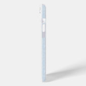 Blauwe en Roze Hortensia's met Initialen Case-Mate iPhone Case (Achterkant / Links)