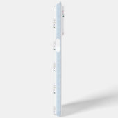 Blauwe en Roze Hortensia's met Initialen Case-Mate iPhone Case (Achterkant / Rechts)