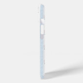 Blauwe en Roze Hortensia's met Initialen Case-Mate iPhone Case (Achterkant / Links)