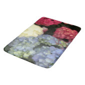 Blauwe en Roze Hydrangea Digital Flower Painting Badmat (Gekanteld)