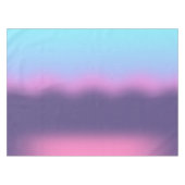 Blauwe en roze mist - verloop tafelkleed (Voorkant (Horizontaal))