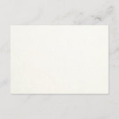 Blauwe en Roze Pioen Waterverf Bruiloft Receptie Informatiekaartje (Achterkant)