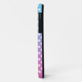 Blauwe en roze polka-stippen voor bruiloft Case-Mate iPhone case (Achterkant/links)