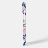 Blauwe en roze Rangoli Serenity Case-Mate iPhone Case (Achterkant / Links)