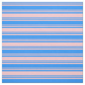 Blauwe en roze strepen stof (Swatch)