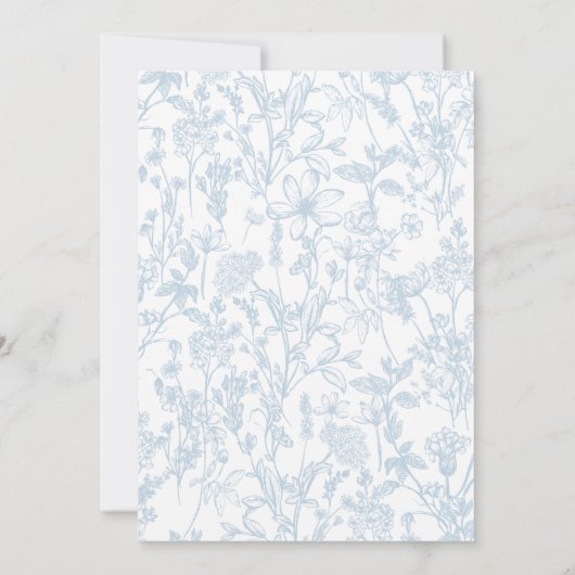 Blauwe en roze strik Baby shower uitnodiging (Achterkant)