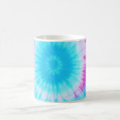 Blauwe en Roze Tie Dye Koffiemok (Center)