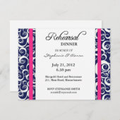 Blauwe en roze wervelkolom repetitie binnenste Kaa Kaart (Voorkant / Achterkant)