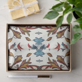 Blauwe en rustieke Herfst decoupage Tissuepapier (Geschenk)