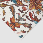 Blauwe en rustieke Herfst decoupage Tissuepapier (Detail)