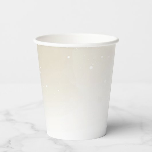 Blauwe en Tan Teddy Bear met ballonnen Papieren Bekers (Achterkant)