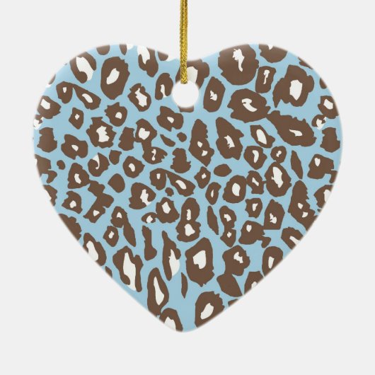 Blauwe en witte afdrukken keramisch ornament (Achterkant)