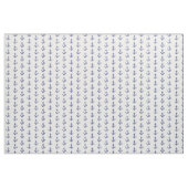 Blauwe en witte anker stof (Yard (91,4 cm))