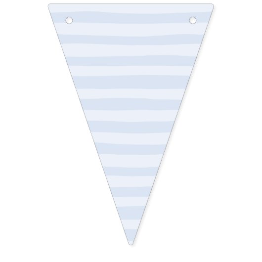 Blauwe en witte babyjongen zenuwafbrekingen vlaggetjes (Tweede vlag)